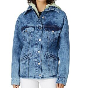 Samantha Sipos Zinna Hooded Denim Jacket